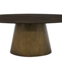Malibu Dining Table Oval with Cone Base at online8 furniture store Auckland