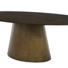 Malibu Dining Table Oval with Cone Base at online8 furniture store Auckland