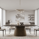 Malibu Oval Dining Table - 2200mm at Online8 Furniture Auckland NZ