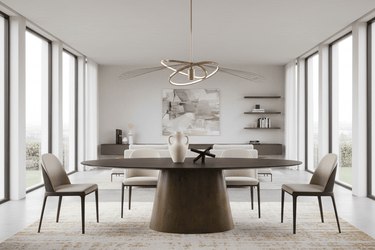 Malibu Oval Dining Table - 2200mm at Online8 Furniture Auckland NZ