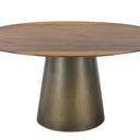 Malibu Round Dining Table with Cone Base at online8 furniture store Auckland