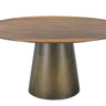 Malibu Round Dining Table with Cone Base at online8 furniture store Auckland