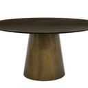 Malibu Round Dining Table with Cone Base at online8 furniture store Auckland