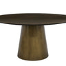 Malibu Round Dining Table with Cone Base at online8 furniture store Auckland