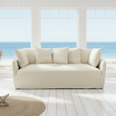 Malibu Slipcover 3 Seater Sofa - Oatmeal at Online8 Furniture Auckland NZ