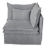 Malta Double Cushion Sectional Corner Right - Grey at online8 furniture store Auckland