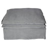 Malta Double Cushion Sectional Ottoman - Grey at online8 furniture store Auckland