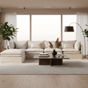 Malta Slipcover Modular Sofa - Crnr + 2 Seater + Crnr + Ottoman - Salt & Pepper at Online8 Furniture Auckland NZ