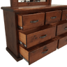 Mammoth Lowboy | 7 Drawer Dresser at online8 furniture store Auckland