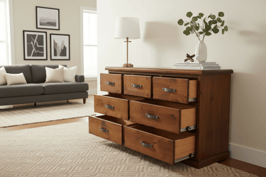 Mammoth Lowboy | 7 Drawer Dresser at online8 furniture store Auckland