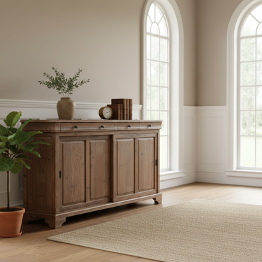 Manor Sideboard with Sliding Door - Old Elm