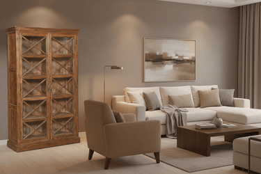 Manor Wooden Cabinet - Natural at Online8 Furniture Auckland NZ