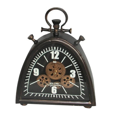 Mantel Gear Table Clock at online8 furniture store Auckland