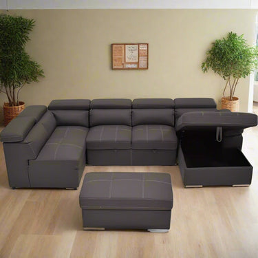 Maple Lounge Suite Sofabed with Storage & Ottoman at online8 furniture store Auckland
