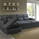 Maple Lounge Suite Sofabed with Storage & Ottoman at online8 furniture store Auckland
