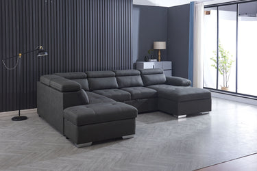 Maple Lounge Suite Sofabed with Storage & Ottoman at online8 furniture store Auckland
