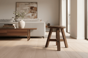 Maple Stool – Dark at online8 furniture store Auckland