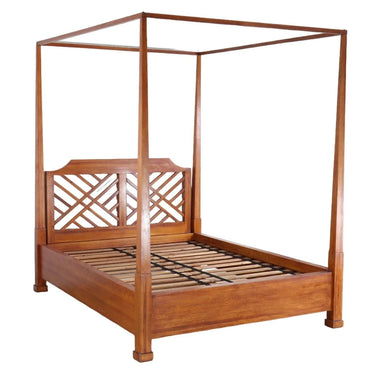 Marbella 4 Post Queen Bed at online8 furniture store Auckland