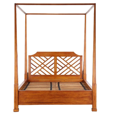 Marbella 4 Post Queen Bed at online8 furniture store Auckland