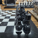 Marble Chess Set with Suitcase at online8 furniture store Auckland