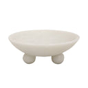 Marble Resin Foot Bowl at online8 furniture store Auckland