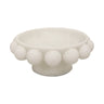 Marble Resin Plinth Bowl -  White at online8 furniture store Auckland