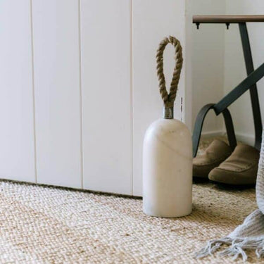 Marble with Rope Handle Door Stopper at online8 furniture store Auckland