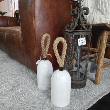 Marble with Rope Handle Door Stopper at Online8 Furniture Auckland NZ