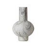 Marbled Glass Vase - Wide at online8 furniture store Auckland