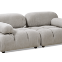 Marcel Corduroy 2 Seater Modular Sofa - Grey at online8 furniture store Auckland