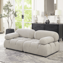 Marcel Corduroy 2 Seater Modular Sofa - Grey at online8 furniture store Auckland