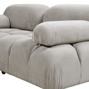 Marcel Corduroy 2 Seater Modular Sofa - Grey at online8 furniture store Auckland