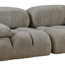 Marcel Corduroy 2 Seater Modular Sofa - Grey at online8 furniture store Auckland