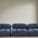 Marcel Corduroy Modular Sofa - Blue at online8 furniture store Auckland