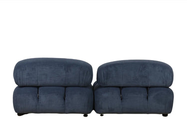 Marcel Corduroy Modular Sofa - Blue at online8 furniture store Auckland