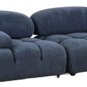 Marcel Corduroy Modular Sofa - Blue at online8 furniture store Auckland