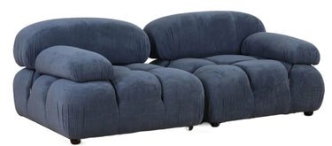 Marcel Corduroy Modular Sofa - Blue at online8 furniture store Auckland