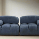 Marcel Corduroy Modular Sofa - Blue at online8 furniture store Auckland