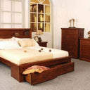 Marina 4Pcs Bedroom Suite with Storage Drawers - King at online8 furniture store Auckland