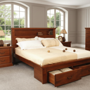 Marina 4Pcs Bedroom Suite with Storage Drawers - King at online8 furniture store Auckland