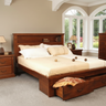 Marina 4Pcs Bedroom Suite with Storage Drawers - Queen at online8 furniture store Auckland