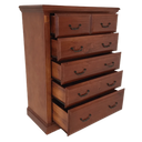 Marina 6 Drawer Tallboy at online8 furniture store Auckland