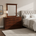 Marina Dressing Table with Mirror at online8 furniture store Auckland