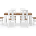 Marlow Dining Suite - 7Pcs at online8 furniture store Auckland