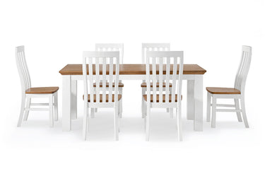 Marlow Dining Suite - 7Pcs at online8 furniture store Auckland