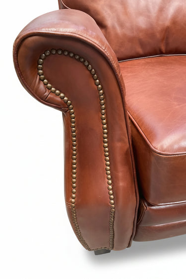 Marlowe Recliner Armchair – Cognac at Online8 Furniture Auckland NZ