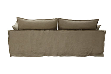 Marseille 3 Seater Slip Cover Sofa - Oatmeal at online8 furniture store Auckland