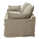 Marseille 3 Seater Slip Cover Sofa - Oatmeal at online8 furniture store Auckland