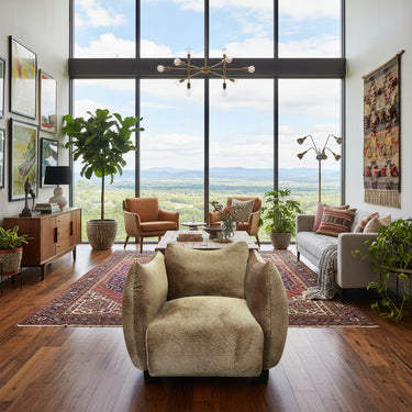 Maui Armchair - Leopard Print at online8 furniture store Auckland