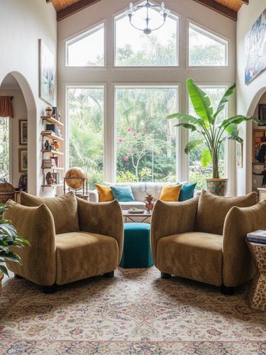 Maui Armchair - Leopard Print at online8 furniture store Auckland